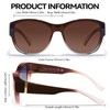 LVIOE Over Glasses Fit Over Sunglasses Polarized for Women, Trendy