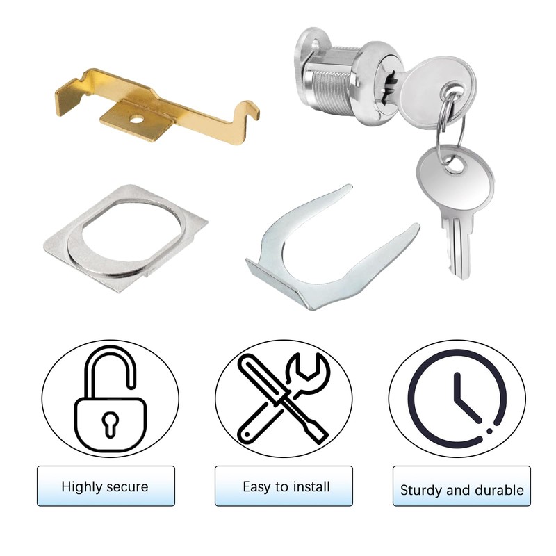 Vertical File Cabinet Lock Kit for HON F24 & F28(2185),Replacement