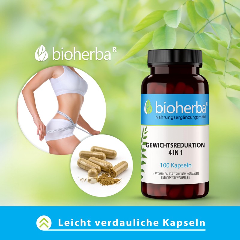 Stoffwechsel Kapseln100 Stk. 4-in-1 Soja Lecithin Luzerne Apfelessig und Algen