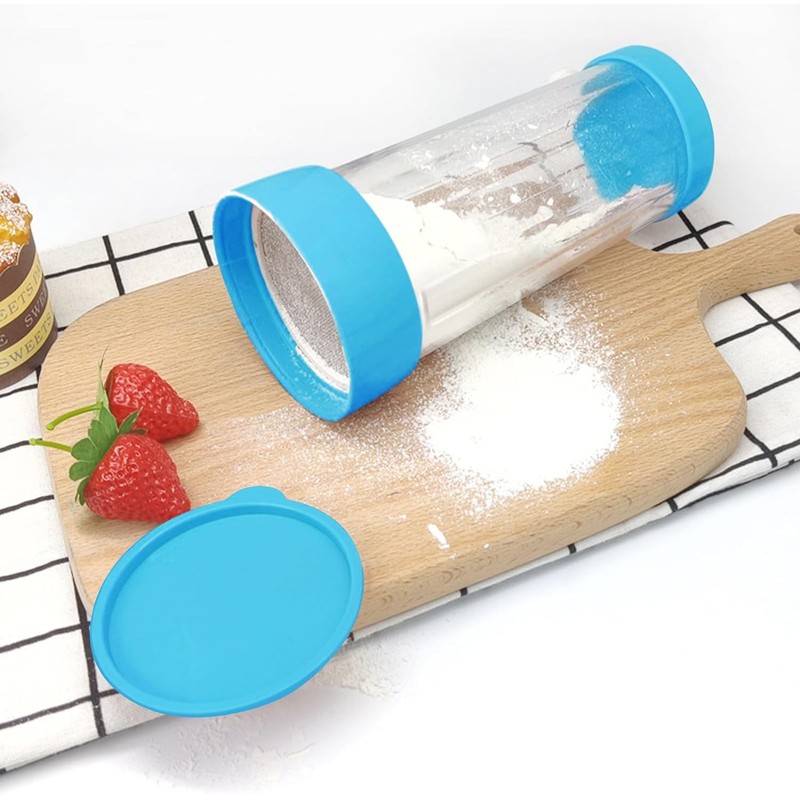 Flour Sifter,Sifter for Baking,Powdered Sugar Shaker Duster,Flour Duster for Bread