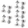 Probrico Cabinet Hinges(5 Pair), Full Overlay Hinges for Wardrobe, 135