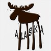 CafePress Alaska Moose 17 oz Latte Mug
