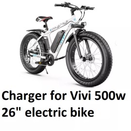 coming data AC adapter  power supply battery Charger for vivi 500w 26" electric bike