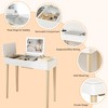 ZJMTOCYU Elegant Vanity Mirror with Lights for Your Beauty Rituals,