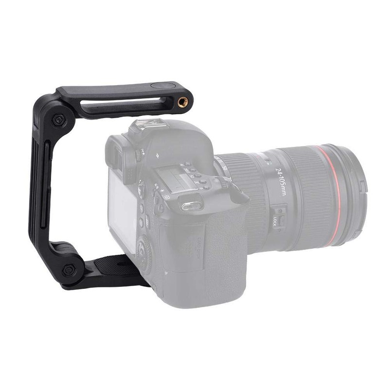 Hakeeta Camera Stabilizer U-Grip Handle Bracket Anti-shake 1/4 Screw Handheld