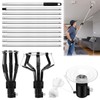 Zhaoyao 12 FT High Ceiling Light Bulb Changer with Pole,