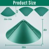 Domensi 4 Sets 18 Inches Squirrel Baffle for Bird Feeder