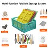 PTEREIW 4 Pack 20L Large Closet Storage Baskets Bins for