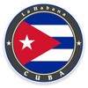 2 x 10cm/100mm Cuba Flag Window Cling Sticker Car Van