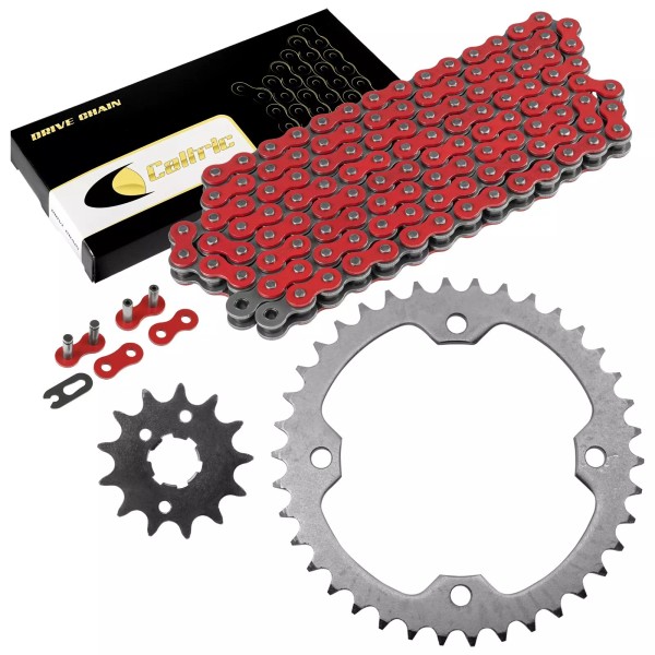 Yamaha Red Drive Chain And Sprockets Kit for Yamaha Raptor