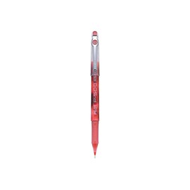 P-500 Gel Roller Ball Stick Pen, Needle Point, Red Ink, 0.5mm Extra Fine, Dozen