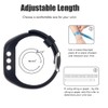 Silicone Watch Bands Replacement Bands Soft Comfortable with Steel Buckle