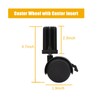 (2) Caster Wheel Gas Grills fits Weber 6414 Genesis, Summit,