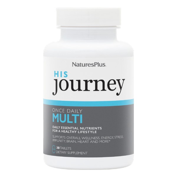 Natures Plus His Journey - 30 Tablets - Men’s Multivitamin