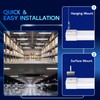 hykolity 6 Pack 4FT Linkable LED Shop Light, Utility Shop