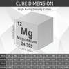 Gisafai 20 Pcs Element Cube Set 0.39 Inches Periodic Table