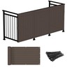 Windscreen4less 3'x12' Deck Balcony Privacy Screen Fence Apartment Balcony Mesh