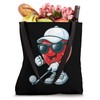 Strawberry Golfing Golfer Tote Bag