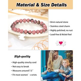 PINKDODO Mothers Day Bracelet Gifts for Mom from Daughter Unique Birthday Christmas Gifts for Mom Mother Mama Bracelet