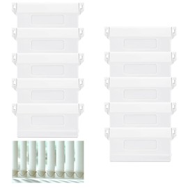 Slat Curtain Weighted Panels Pack of 10 89 mm Slat Curtain Replacement Parts Accessories Weights for Vertical Blind Curtain for Curtain Door Window Accessories