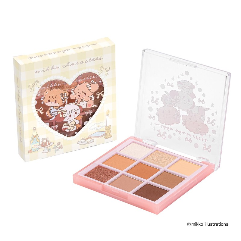 Maruka 175454 Mikko Eye Shadow Palette, Brown