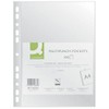 Q-Connect KF15632 Document Wallets/Transparent Wallets Grained A4 Pack of 100
