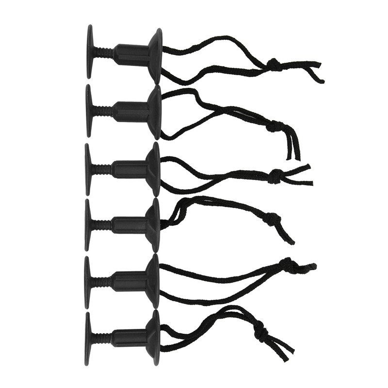 6Pcs Surf Board Leash Leg Rope Plug Nylon Plastic Surf