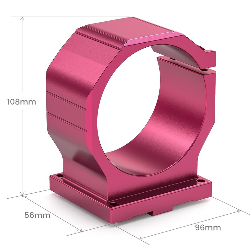 NymoLabs 80mm Diameter Aluminum CNC Spindle Holder Spindle Mount Only