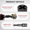 Scissor Jack Socket Adapter,Trailer Jack Electric Drill Adapter - Easy-Install