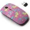 2.4G Wireless Mouse with Cute Pattern Design for All Laptops
