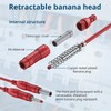 ALLmeter 1M 15A Retractable Banana Plug to Alligator Clip Test