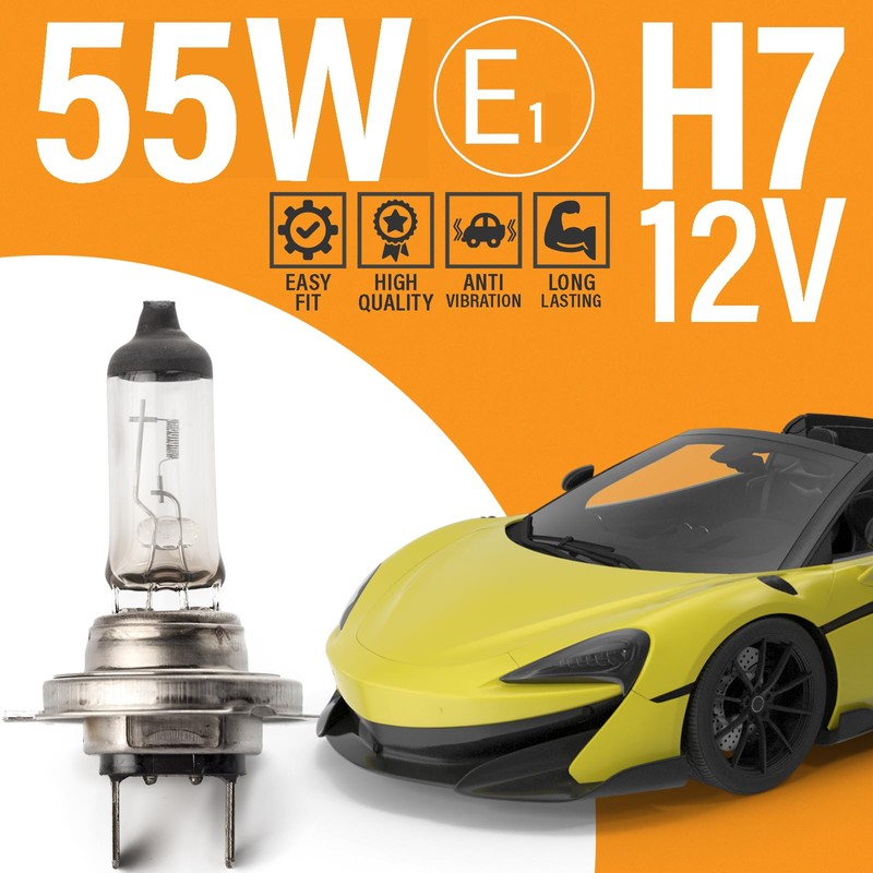 Xtremeauto H7 Headlight Bulb 55w 10 Pack Headlight Bulbs -