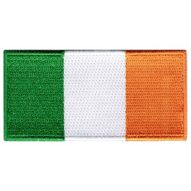 Republic of Ireland Flag Embroidered Patch Irish Iron-On National Emblem