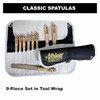 Albion Engineering 258-G01 9-Piece Classic Spatula Set in Tool Wrap