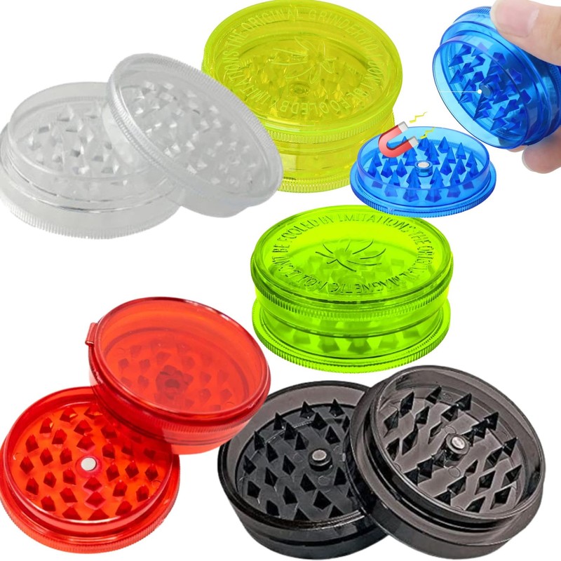 Plastic Grinders 60 mm 3Piece Grinder Spice Mill Ideal for