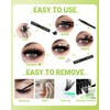 NAGARAKU Lash Clusters, DIY Cluster Lashes Individual Lashes Cluster Eyelash
