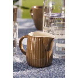 IB Laursen Milk Jug Mynte Hazelnut Brown Ceramic Cream Jug 200 ml