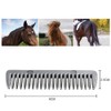 EnweiBingshi Metal Horse Grooming Comb,Portable Tail Comb,Livestock Comb,for Horse Cleaning
