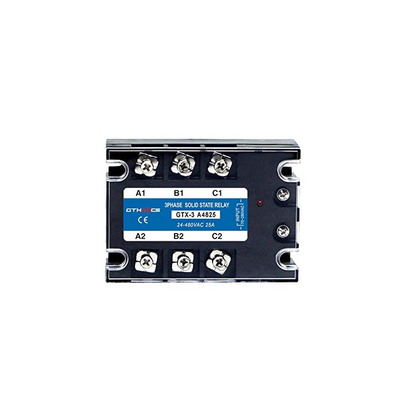 3 Phase Solid State Relay SSR-25AA AC to AC (Input70-280V