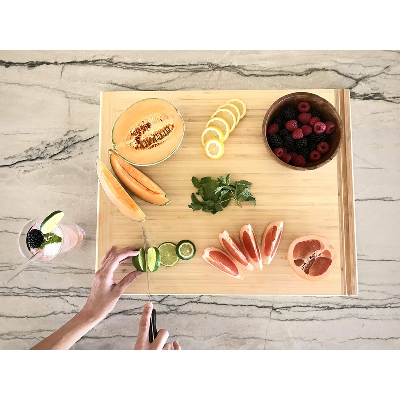 Pureboo Premium Bamboo Pull-out Cutting Board - 8 Different Sizes