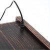 Simulated LED Fireplace Lantern USB & Battery Powered Flameless Light