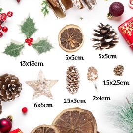 BOFUNX Advent Wreath Decorative Craft Accessories for Advent Wreath Christmas Wreath Door Wreath Christmas Tree Decoration Table Wreath Christmas Wreath Decoration Crafts Advent Wreath