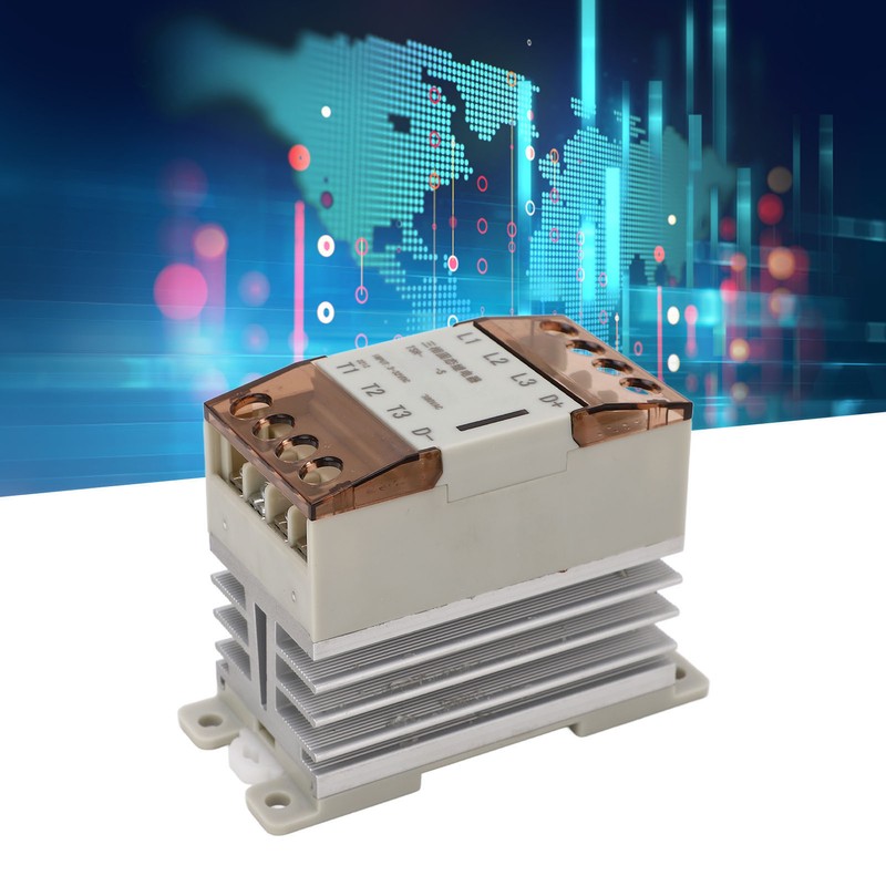 3 Phase Solid State Relay with Radiator 3‑32VDC Control Voltage