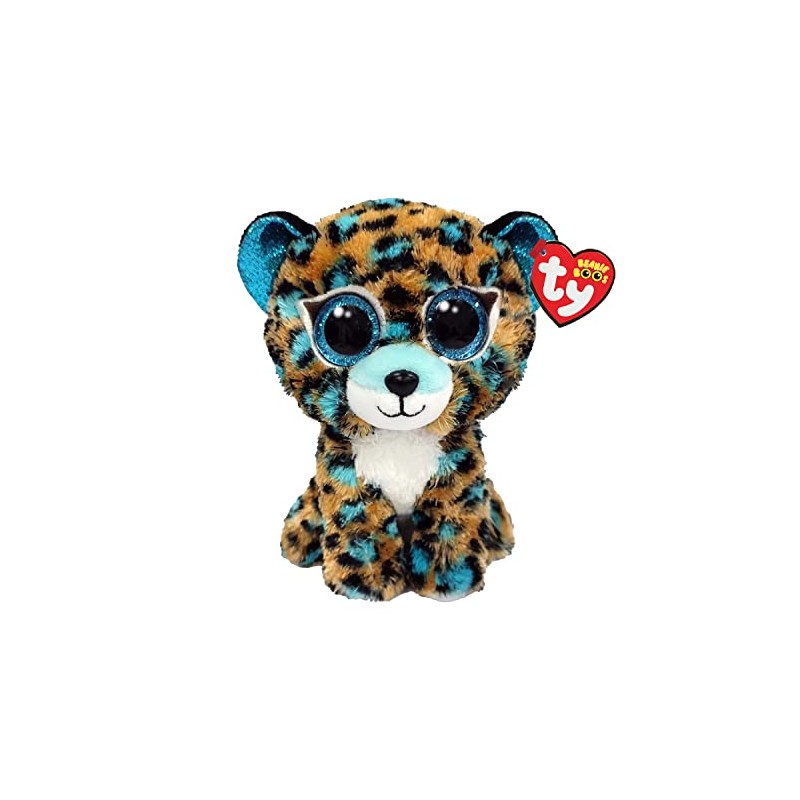 Ty Beanie Boos Cobalt Leopard 6" Plush Toy