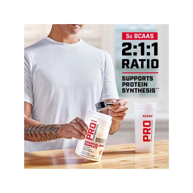 GNC Pro Performance Essential Amino Complete, Strawberry Banana, 15.87 oz.,