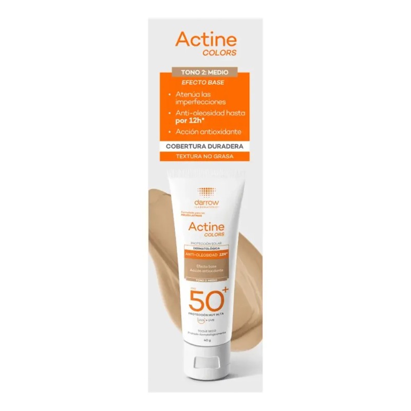 Darrow Laboratorio Actine - Darrow Protector Solar Actine Colors Tono