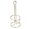 Tissue Reserve Holder Electroplating Bright Vertical Style Gold Iron Easy