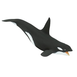 Safari Ltd. Killer Whale (Orca) Figurine - Detailed 7" Plastic Model Figure - Fun Educational Play Toy for Boys, Girls & Kids Ages 3+