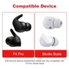 Eartips Compatible with Fit Pro Studio Buds Headphones,3 Pairs, Soft