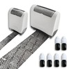 ArtBeek Identity Theft Protection Roller Stamp, 2 Pack Roller Address